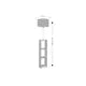 Lampa de Podea ,E27, Max 60W, Culoare Maro / Ecru- q-home.ro