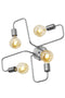 Candelabru gri RUSTIK- q-home.ro