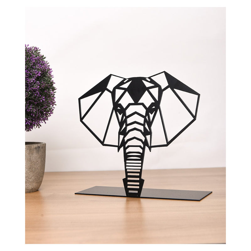 Bibelou de birou elefant negru 21 x 21 cm- Livrare rapida!