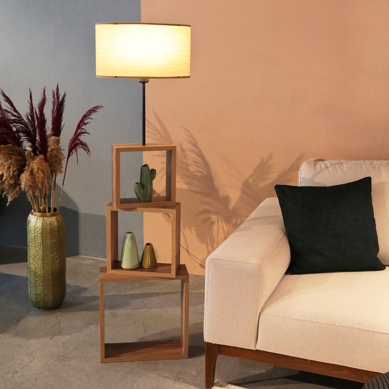 Lampadar modern cu raft- q-home.ro