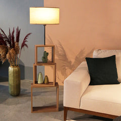 Lampadar modern cu raft- q-home.ro