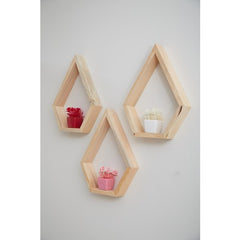 Set Raft 3  modern din lemn- q-home.ro