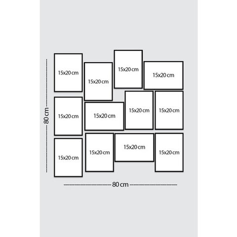 Tablou 12 piese MDF Rossa- q-home.ro