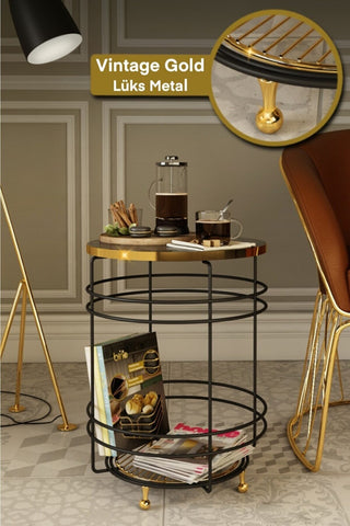 Masuta de cafea din metal