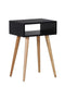 Noptiera Concept Neagra- q-home.ro