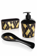 Set bucătărie 3 piese aurii Queen's Kitchen C-DD05- q-home.ro