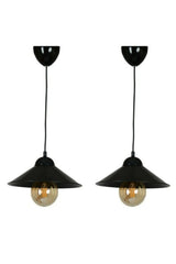 Set de 2  Pendule Ufo negru
