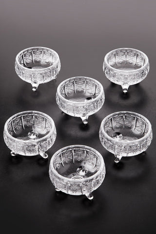 Suport 6 buc din sticla de cristal Lux Delight- q-home.ro