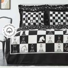 Lenjerie de pat pentru 2 persoane Karaca Home Ches- q-home.ro