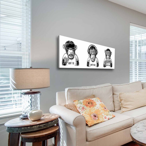 Canvas Smart monkey- Livrare rapida !