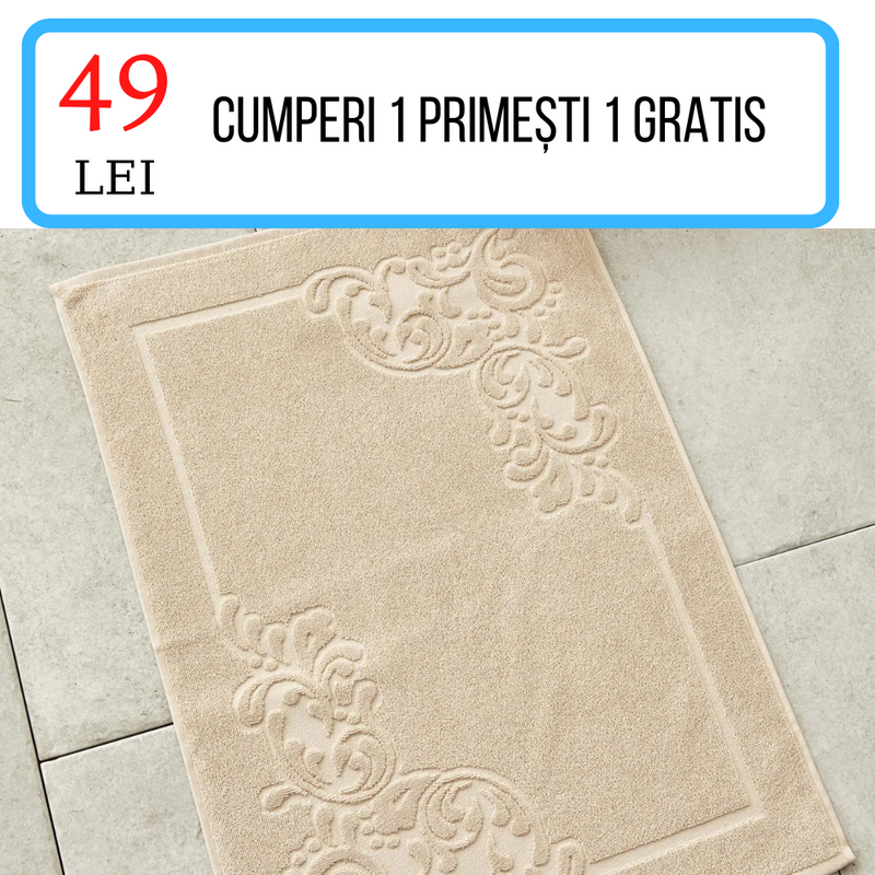 Prosop pentru picioare 50x70 cm  bej- q-home.ro