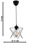 Set 3  Candelabre Zig-Zag negru- q-home.ro
