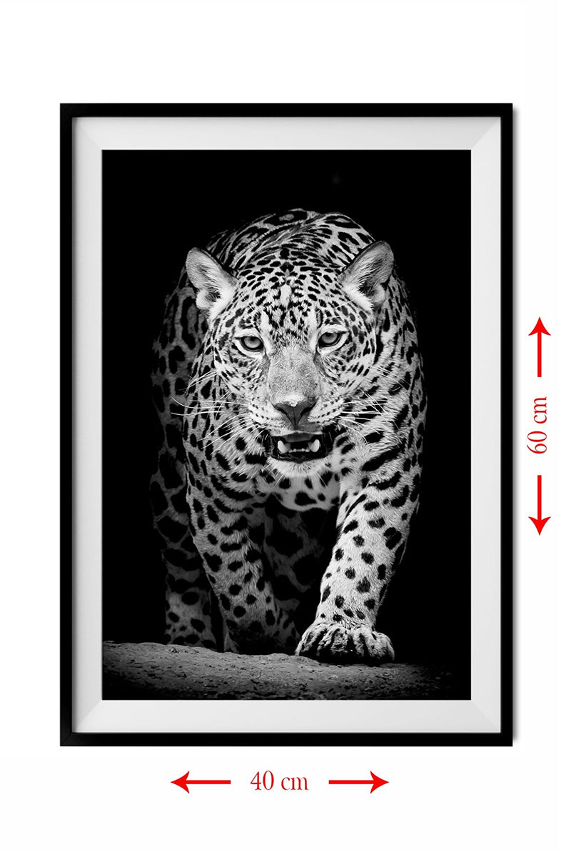 Tablou leopard MDF- q-home.ro