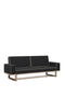 Canapea New Line 3 persoane Negru- Livrare rapida!