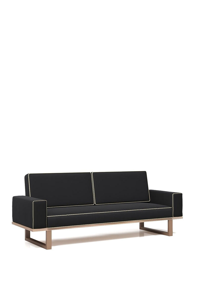Canapea New Line 3 persoane Negru- Livrare rapida!