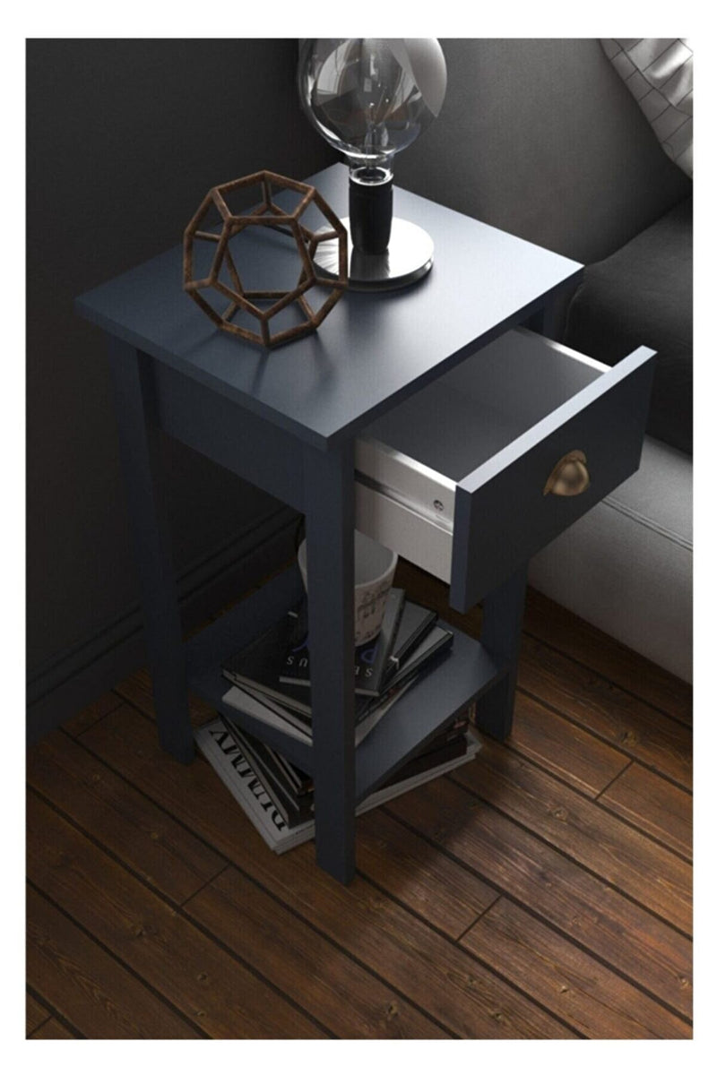 Noptiera eleganta Concept gri antracit- q-home.ro