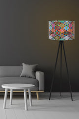 Lampadar Mosaic, E27, 145 x 38 cm,MDF/polipropilena, Multicolor- Livrare rapida !