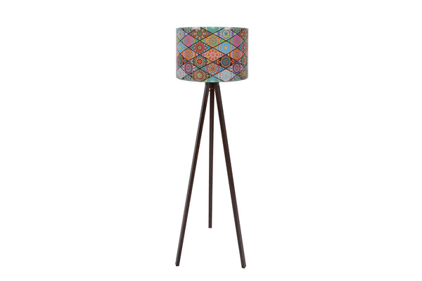 Lampadar Mosaic, E27, 145 x 38 cm,MDF/polipropilena, Multicolor