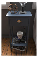 Noptiera eleganta Concept gri antracit- q-home.ro