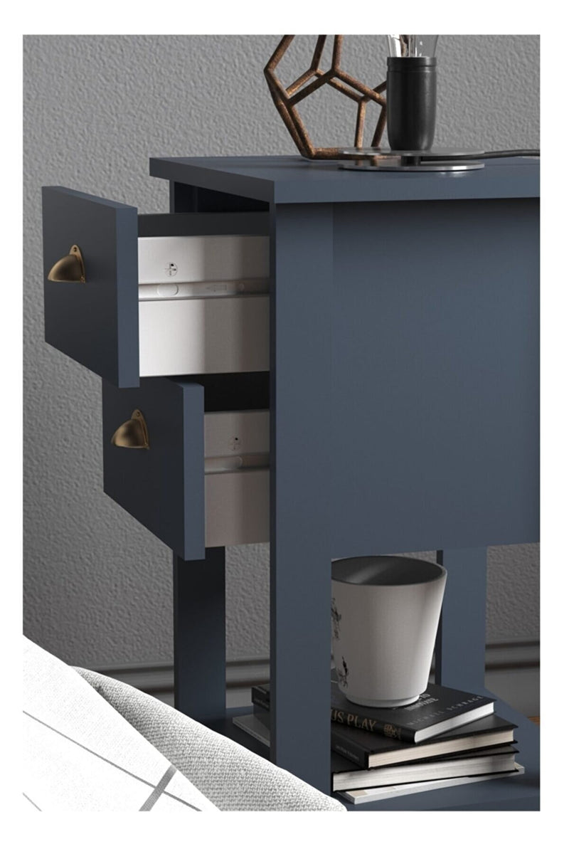 Noptiera eleganta Concept cu sertar dublu- q-home.ro