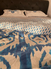 Lenjerie de pat pentru 2 persoane Home Neos Blue- q-home.ro