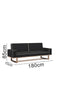 Canapea New Line 3 persoane Gri- Livrare rapida!
