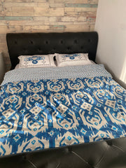 Lenjerie de pat pentru 2 persoane Home Neos Blue- q-home.ro