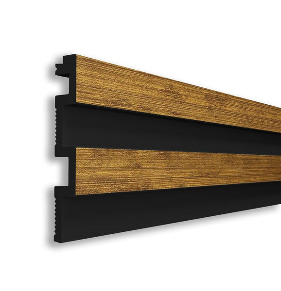 Riflaj decorativ din duropolimer, lemn , 290 x 11,5 x 2 cm