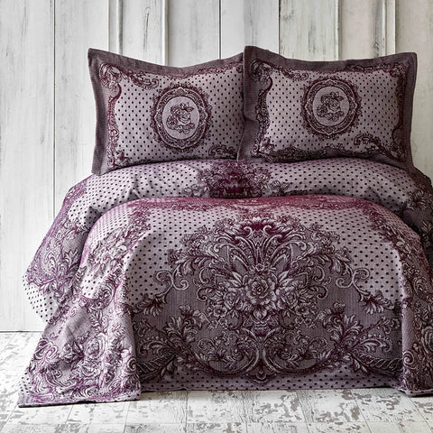 Lenjerie de pat Espino Dark Claret Redt- q-home.ro