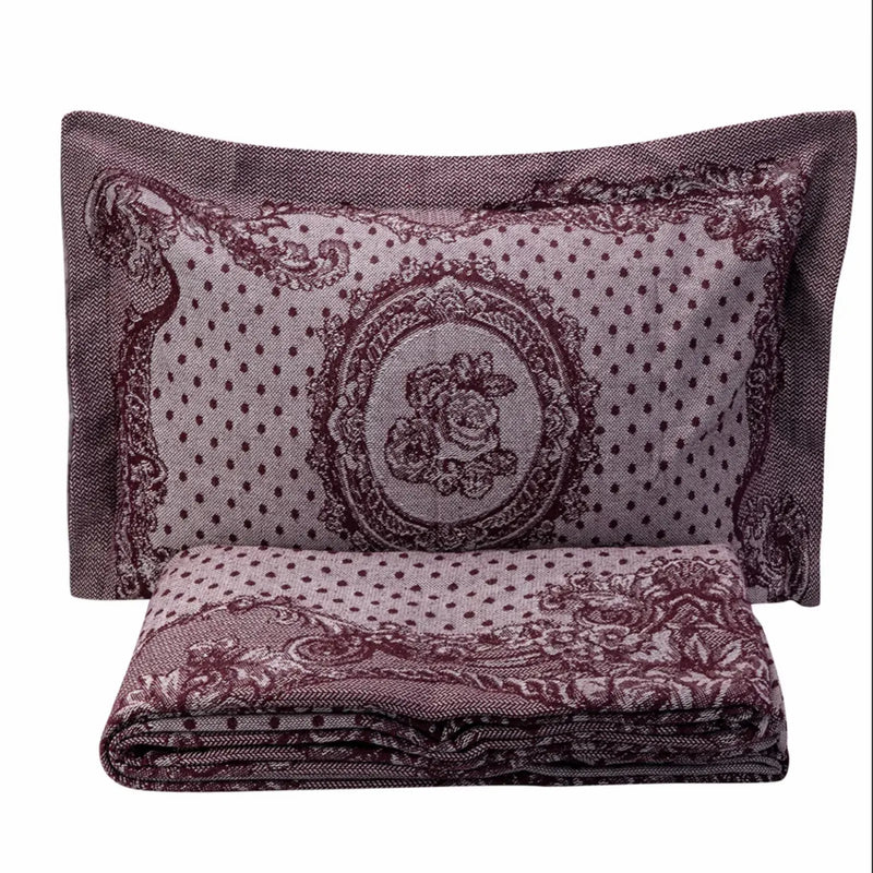 Lenjerie de pat Espino Dark Claret Redt- q-home.ro