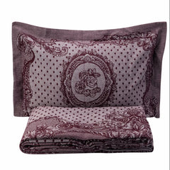 Lenjerie de pat Espino Dark Claret Redt- q-home.ro