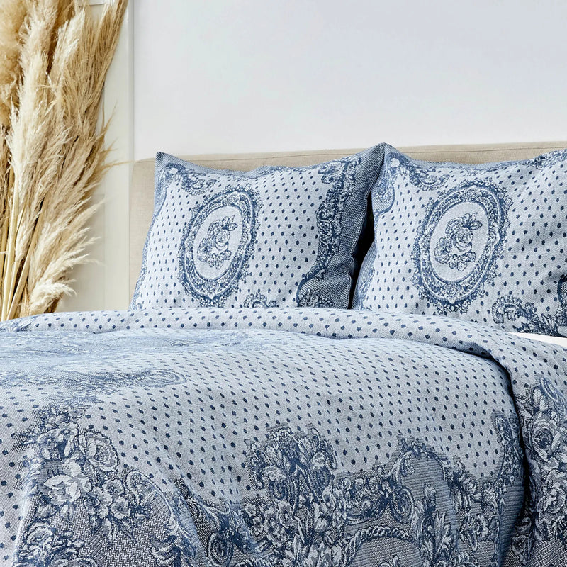 Lenjerie de pat Espino Light Indigo- q-home.ro