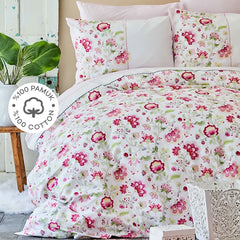 Lenjerie de pat home april fuchsia- q-home.ro