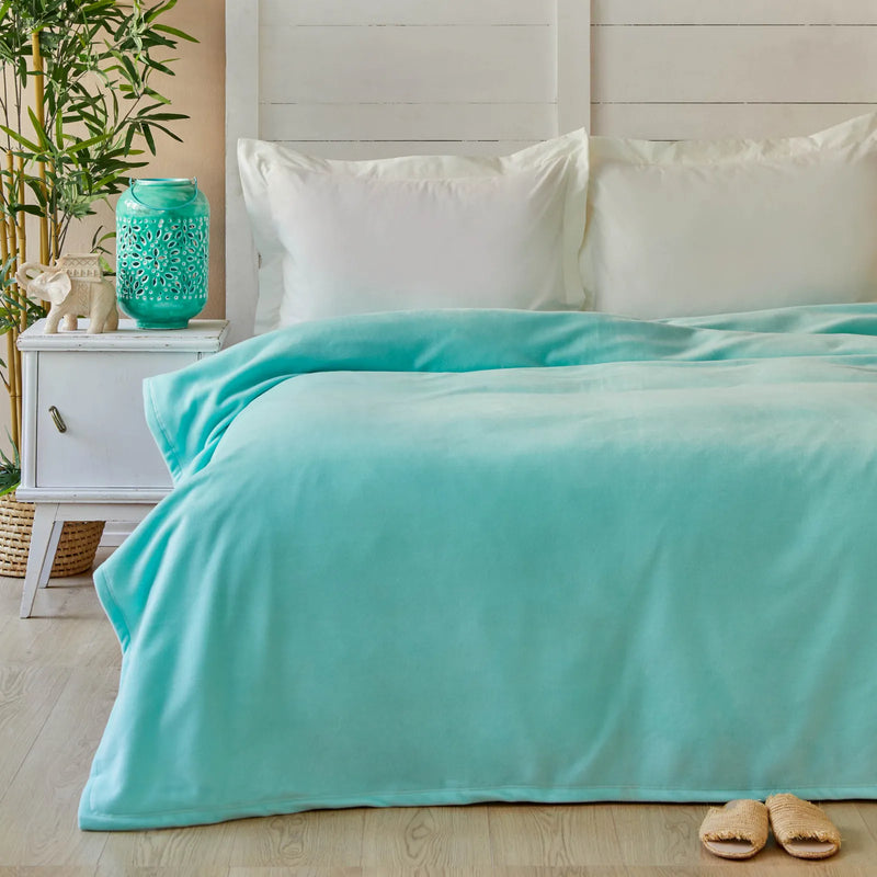 Patura Puffy Aqua- q-home.ro