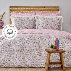 Lenjerie de pat  Sarah Anderson Bloomy Lilac Double Kopanakili- q-home.ro