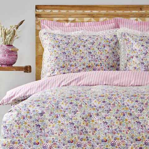 Lenjerie de pat  Sarah Anderson Bloomy Lilac Double Kopanakili- q-home.ro