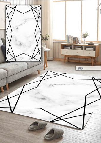 Covor Modern Antiderapant AYD 8101- q-home.ro