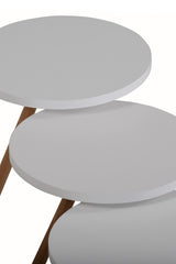 Set 3 masute White- q-home.ro