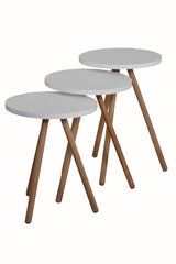 Set 3 masute White- q-home.ro