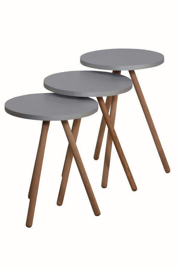 Set Masute ceai gri B1YG- q-home.ro