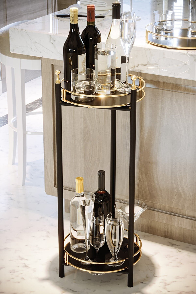 Ghiveci Decorativ De Lux Metal 2 Nivele- q-home.ro