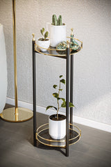 Ghiveci Decorativ De Lux Metal 2 Nivele- q-home.ro
