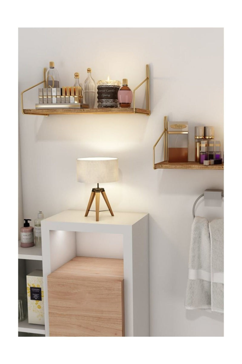 Raft de perete Solid Decorativ Bucatarie Baie- q-home.ro