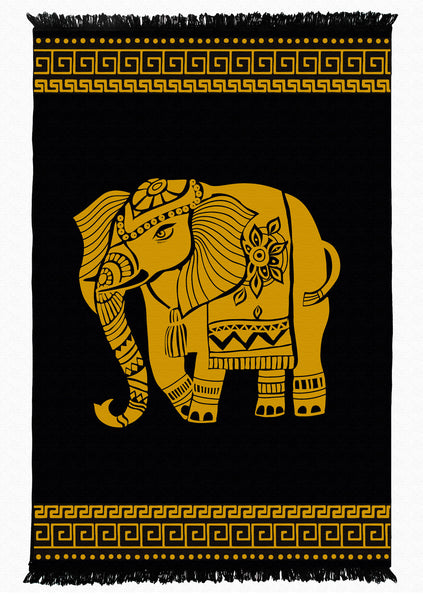 Kilim cu două fețe - elefant- q-home.ro