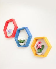 Set 3 Rafturi  HexagoaneColorate- Livrare rapida !
