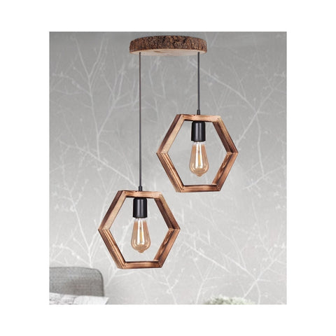 Candelabru Rustic HexaDuo- Livrare rapida !