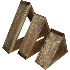 Raft triunghiular trio lemn 100% natural