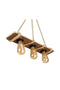 Pendul  Vizyon Lemn Natural Design Trio- Livrare rapida!