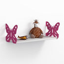 Polita Decorativa Fluture - Roz- Livrare rapida!