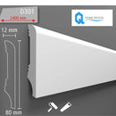 Plinta decorativa duropolimer, D 301, 240 x 8 x 1,2 cm- Livrare rapida !